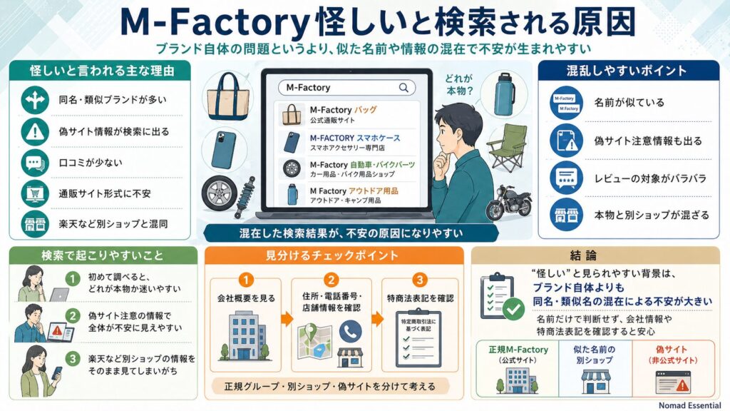 M-Factory怪しいと検索される原因