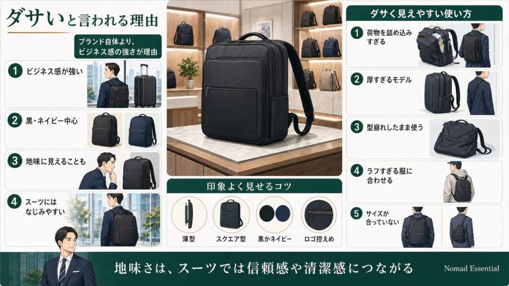 ダサいと言われる理由