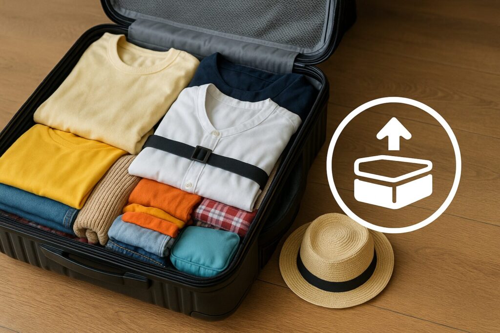 スーツケースの詰め方と軽くするコツ