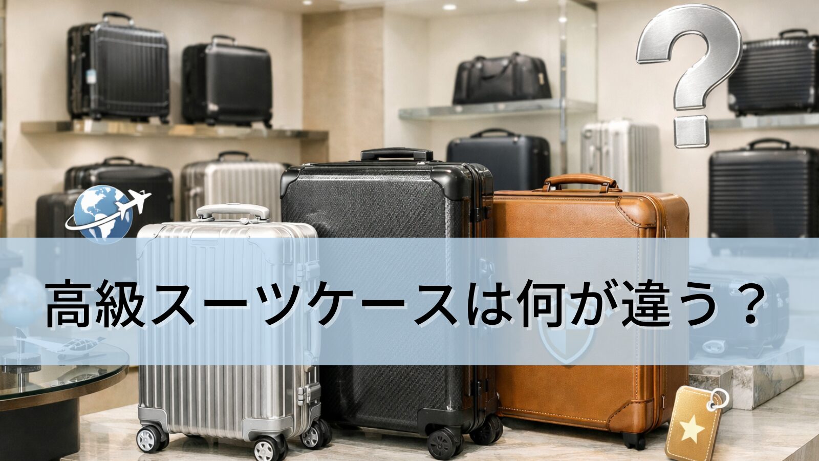 高級スーツケースは何が違う？