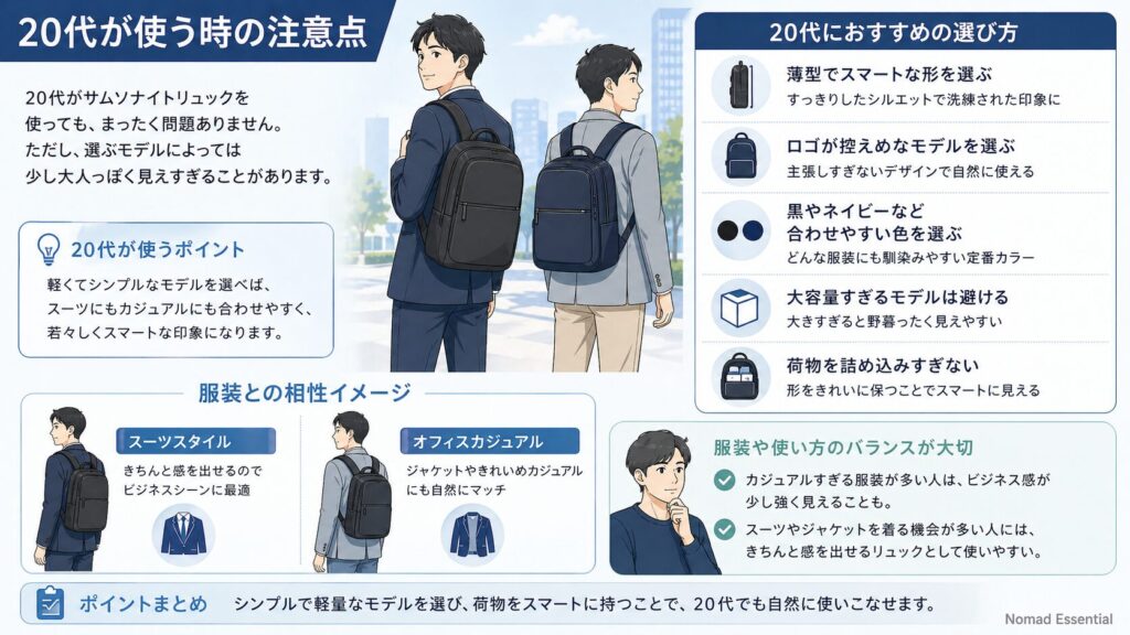 20代が使う時の注意点