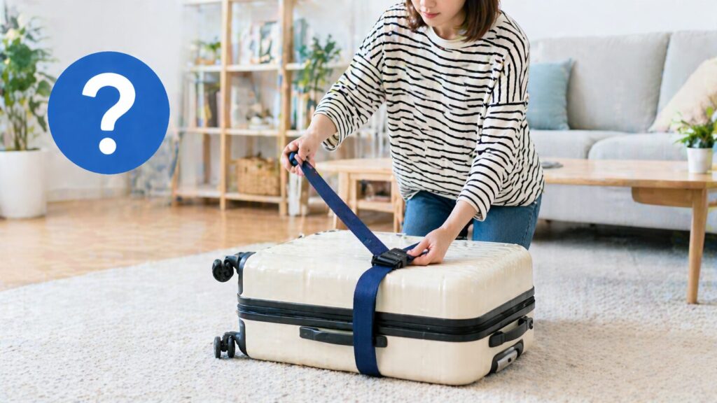 スーツケースベルトの代用は可能？