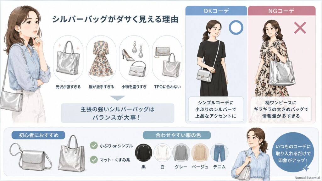 シルバーバッグがダサい理由