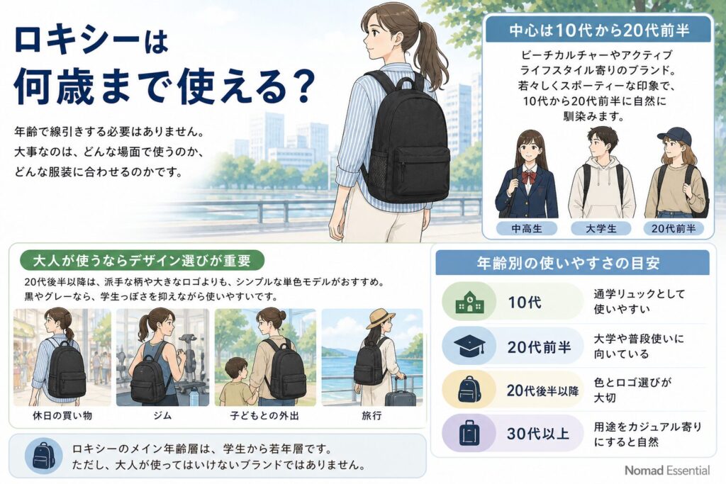 ロキシーは何歳まで使える？