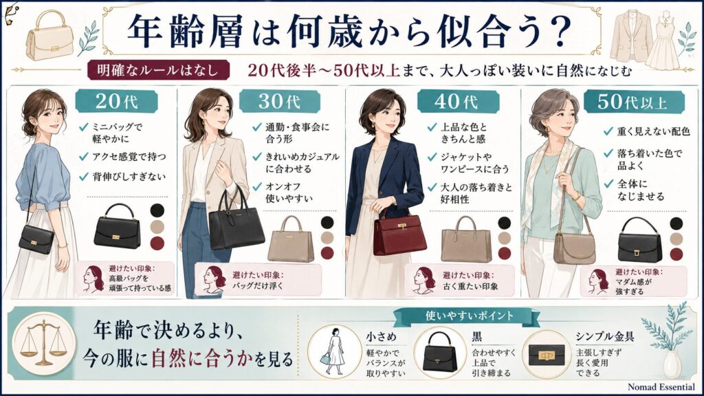 年齢層は何歳から似合う？