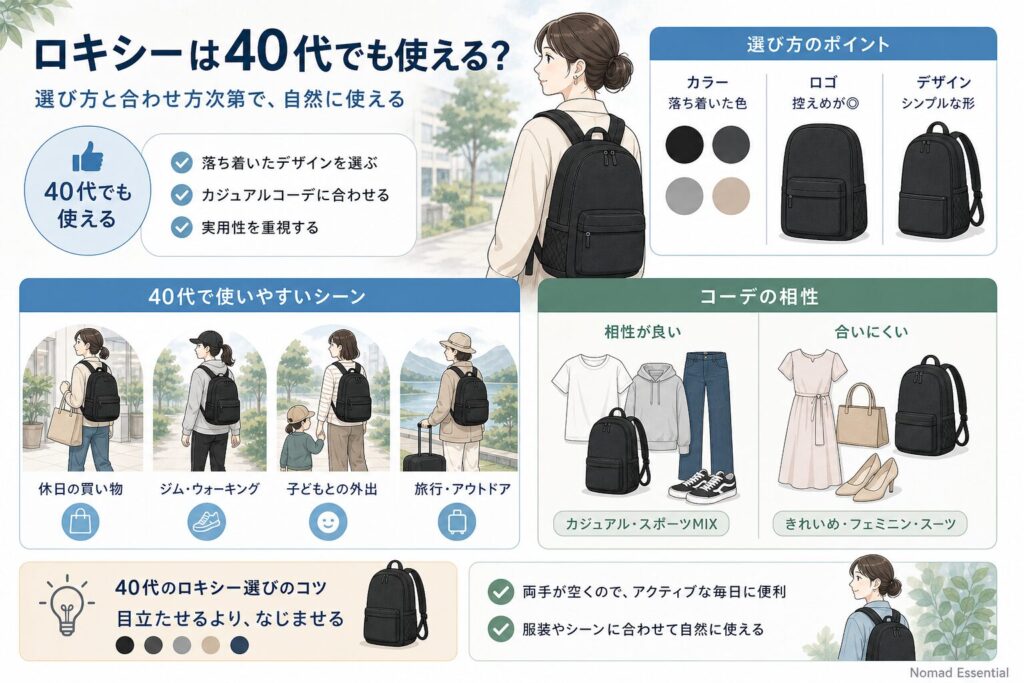 ロキシーは40代でも使える？