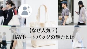 【なぜ人気？】HAYトートバッグ