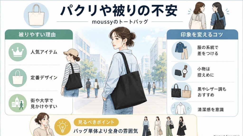 パクリや被りの不安