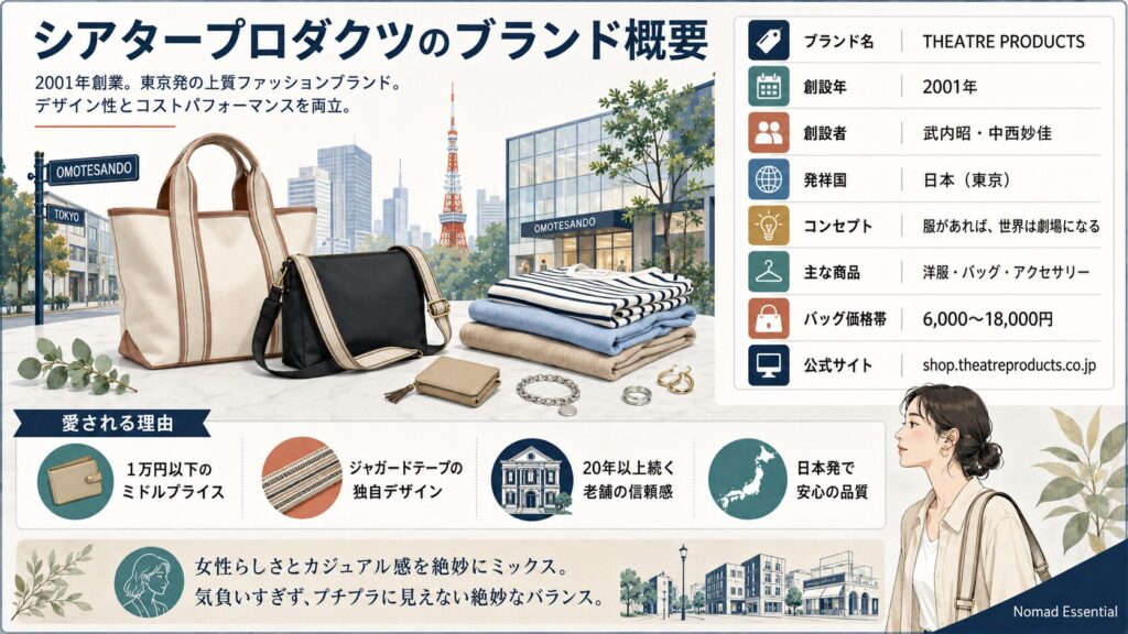 シアタープロダクツのブランド概要