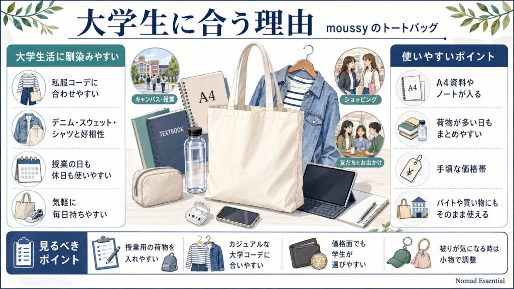 大学生に合う理由