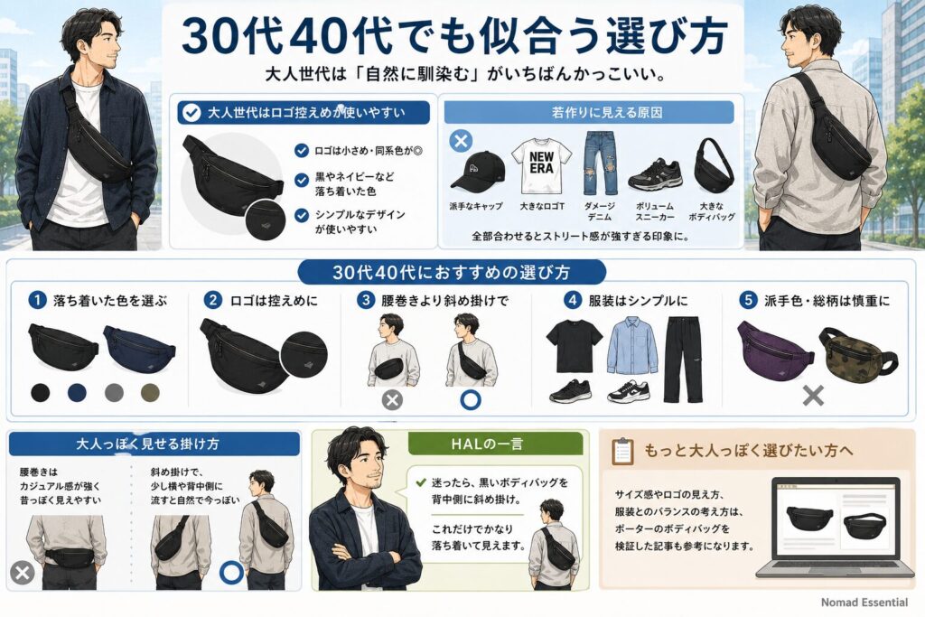 30代40代でも似合う選び方
