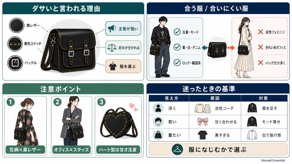 ダサいと言われる理由