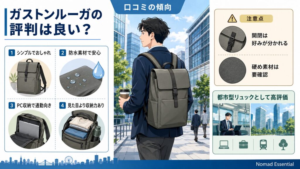 ガストンルーガの評判は良い？
