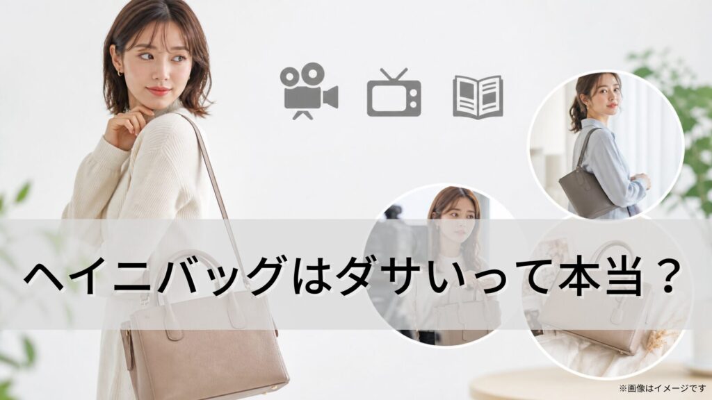 ヘイニバッグはダサいって本当？