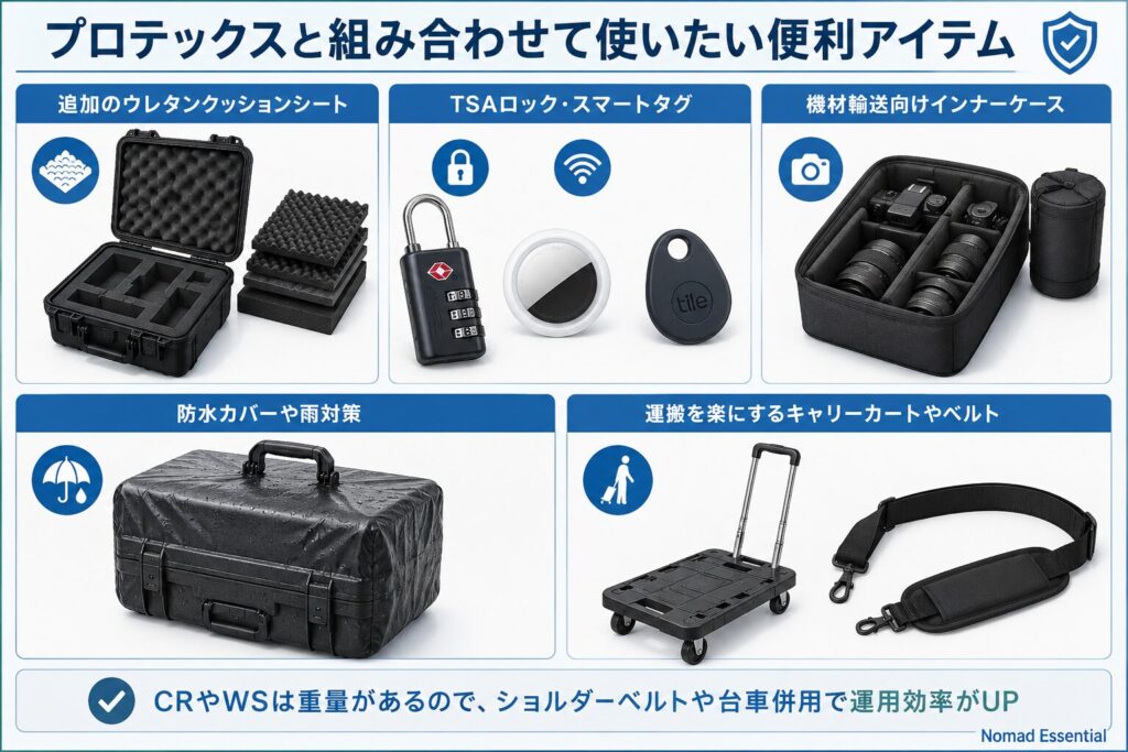 プロテックスと組み合わせて使いたい便利アイテム