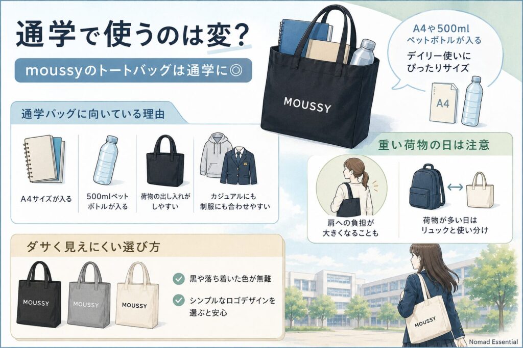 通学で使うのは変？