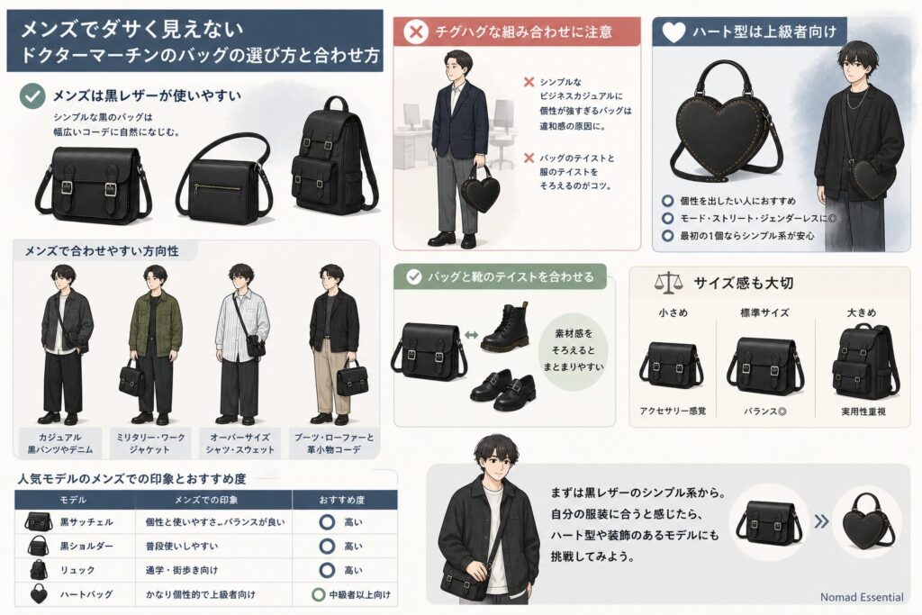 メンズでダサい見え方