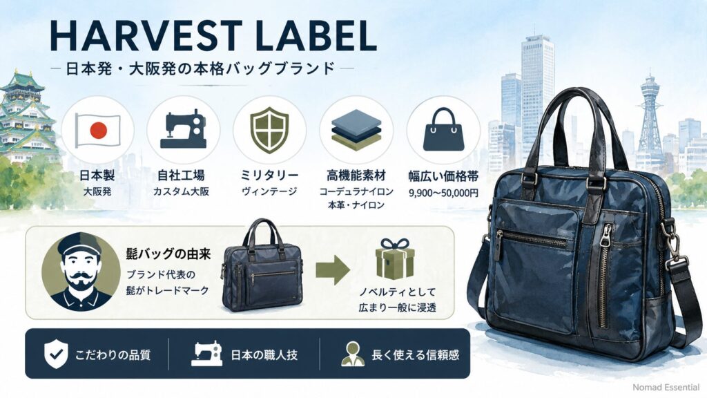 ハーヴェストレーベルのブランド概要