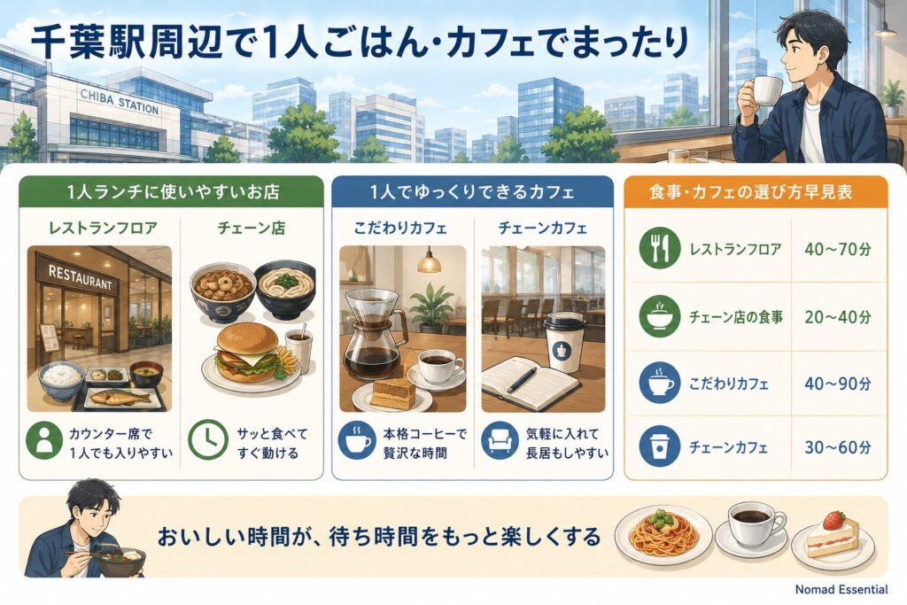 千葉駅周辺で1人ごはん・カフェでまったり