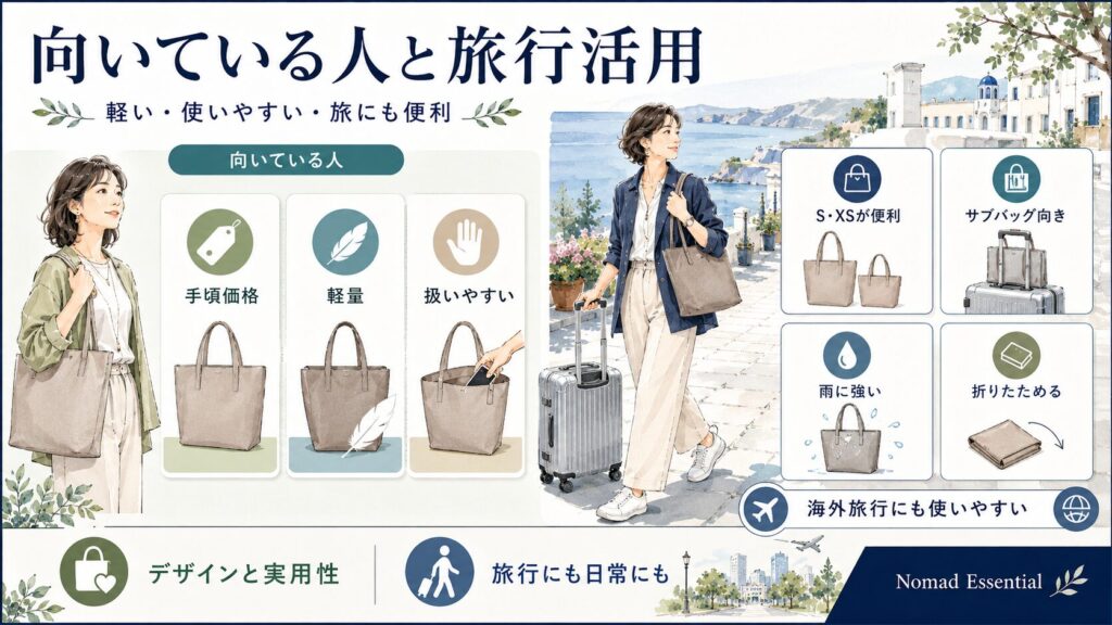 シアタープロダクツが向いている人と旅行での活用法