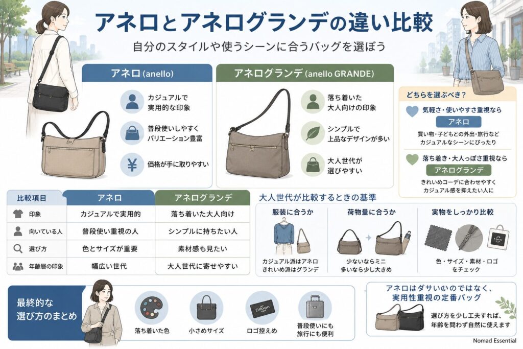 アネログランデの年齢層との違い比較