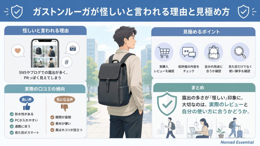 ガストンルーガが怪しいと言われる理由