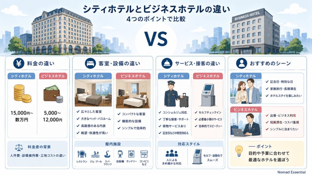 料金・設備・サービスの徹底比較