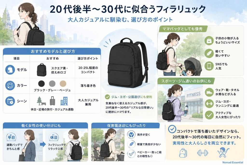 20代後半〜30代の年齢層と似合うモデル