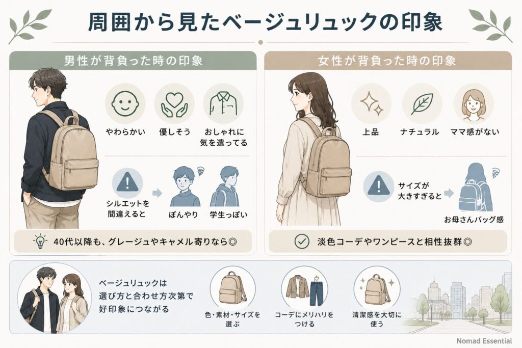 周囲から見た印象