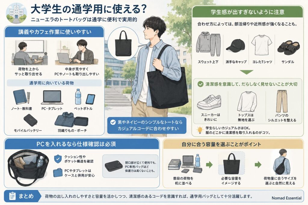 大学生の通学用に使える？