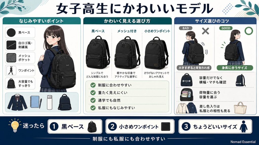 女子高生にかわいいモデル