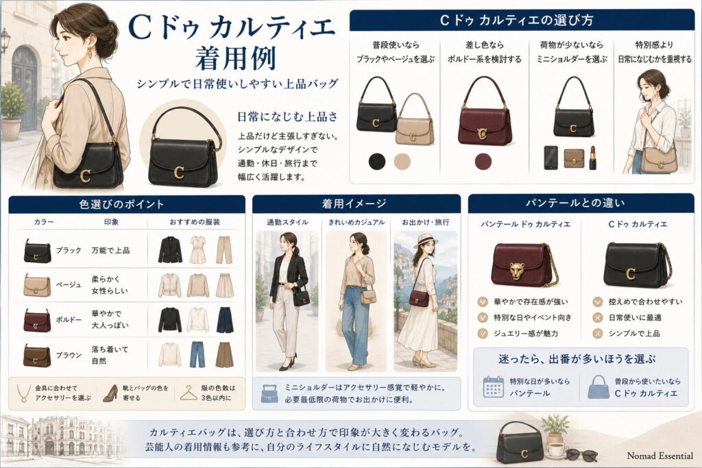 Cドゥカルティエ着用例