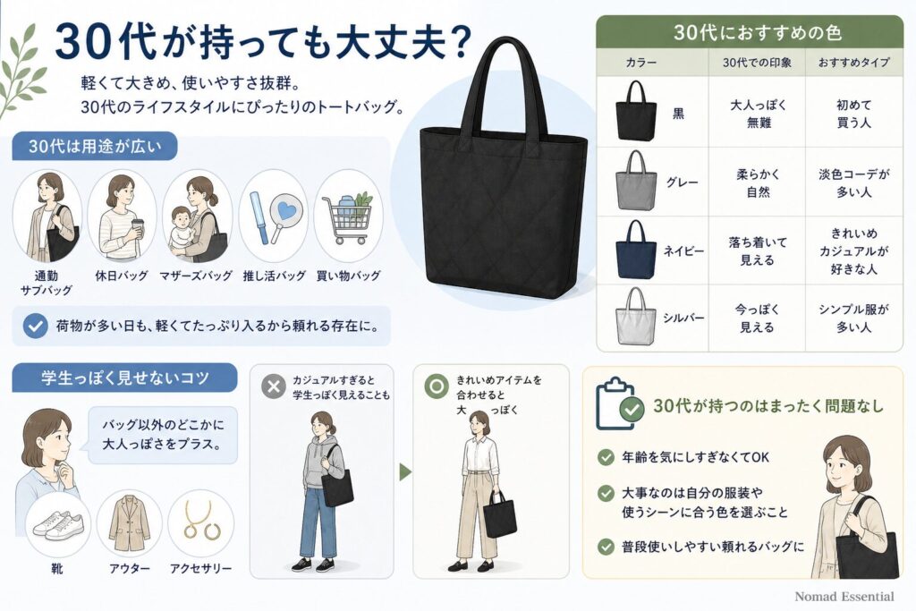30代が持っても大丈夫？