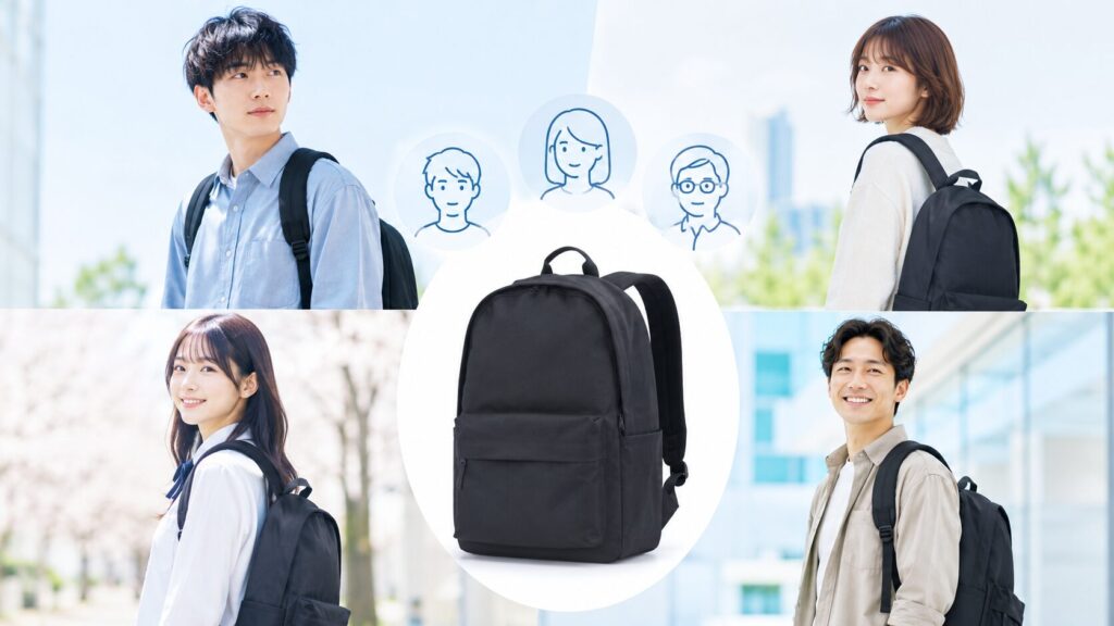 フィラリュックの年齢層と似合う人
