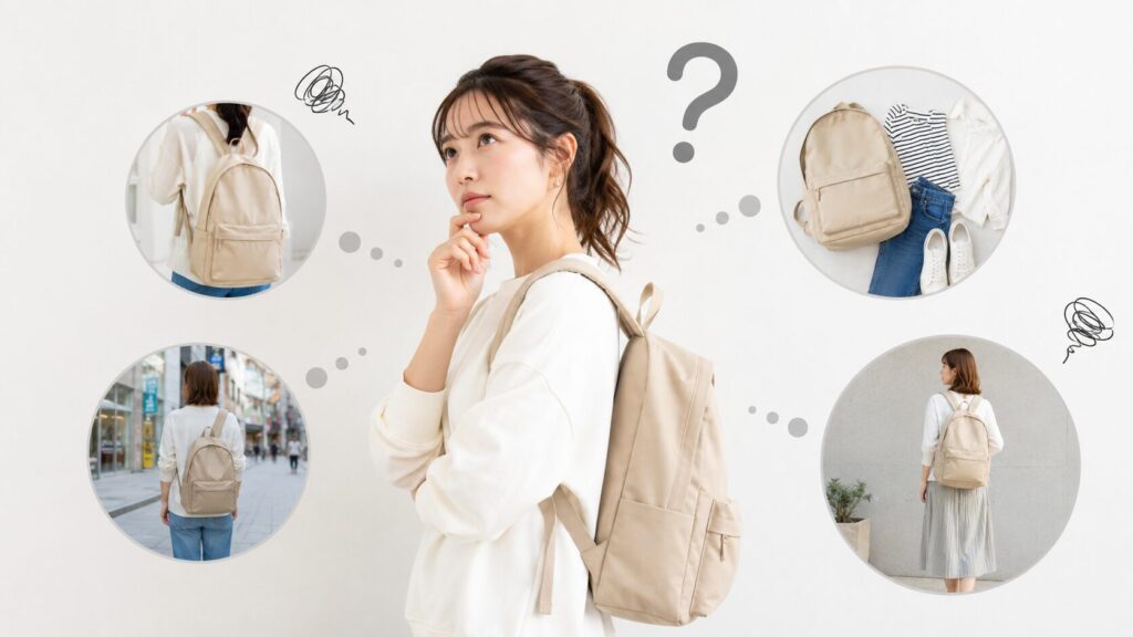ベージュリュックがダサいと言われる理由