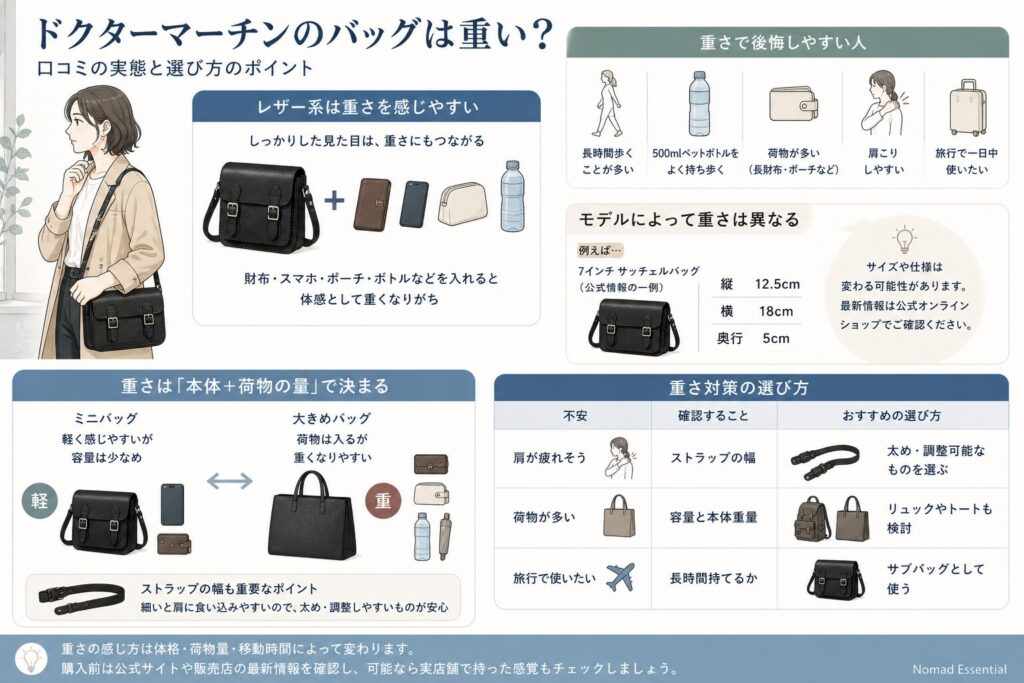 重いという口コミの実態