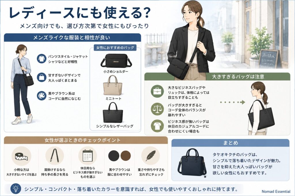 レディースにも使える？