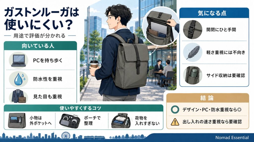 ガストンルーガは使いにくい？