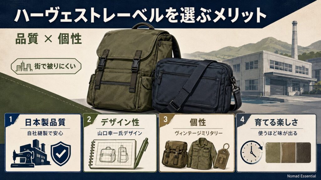 ハーヴェストレーベルを選ぶメリット