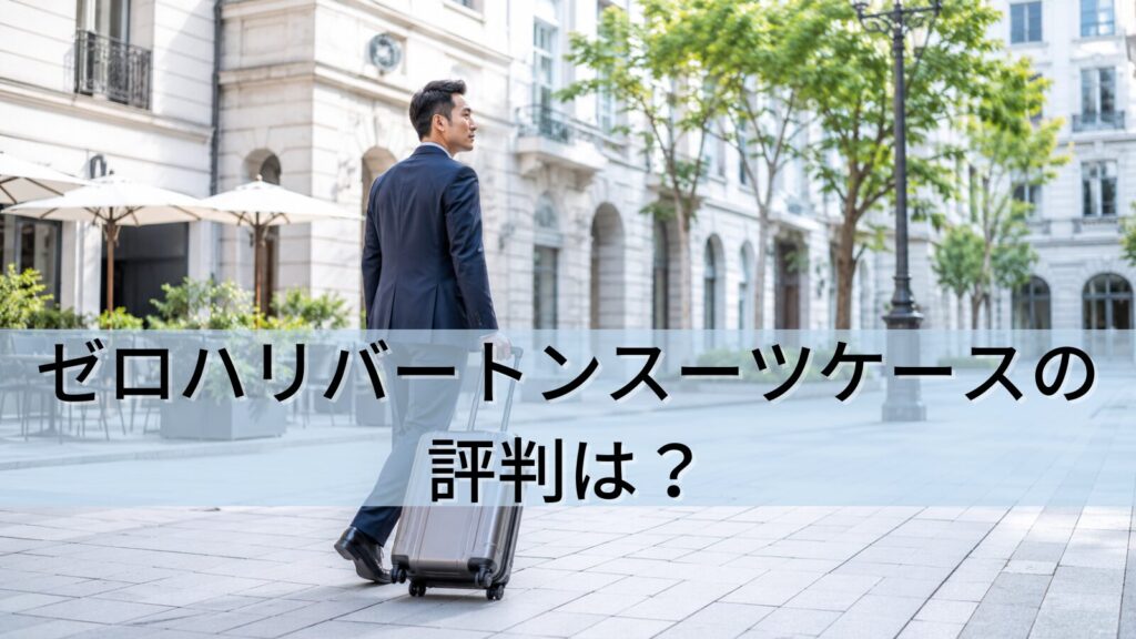 ゼロハリバートンスーツケースの評判は？