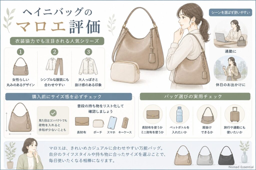 ヘイニバッグのマロエ評価