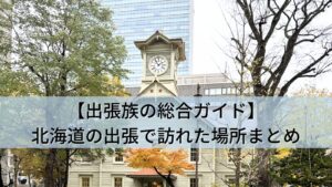 【出張族の総合ガイド】北海道(札幌・千歳・岩見沢)の出張で訪れた全12か所まとめ(ランチ・ホテル・景色)