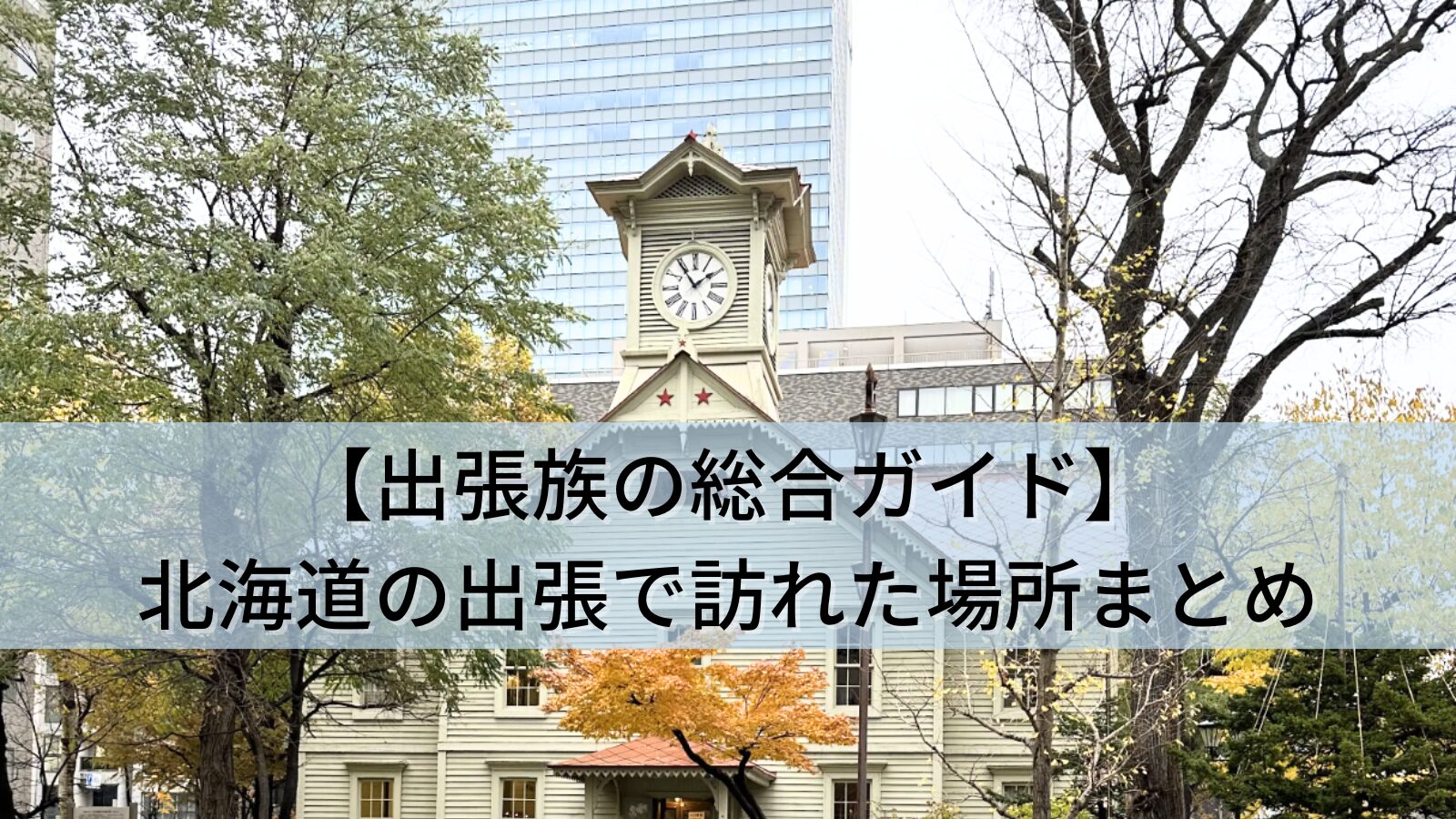 【出張族の総合ガイド】北海道(札幌・千歳・岩見沢)の出張で訪れた全12か所まとめ(ランチ・ホテル・景色)