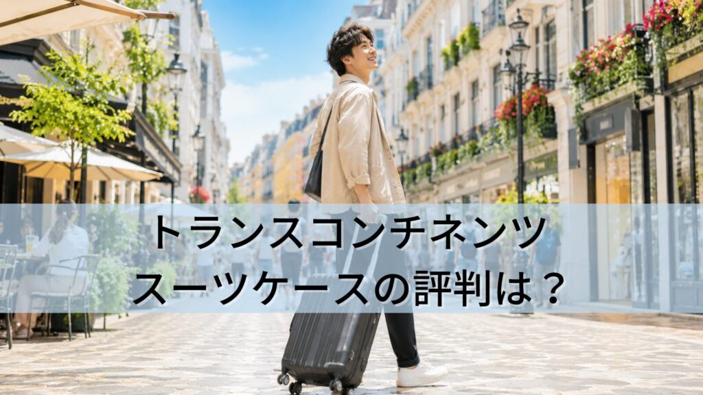 トランスコンチネンツ スーツケースの評判は？
