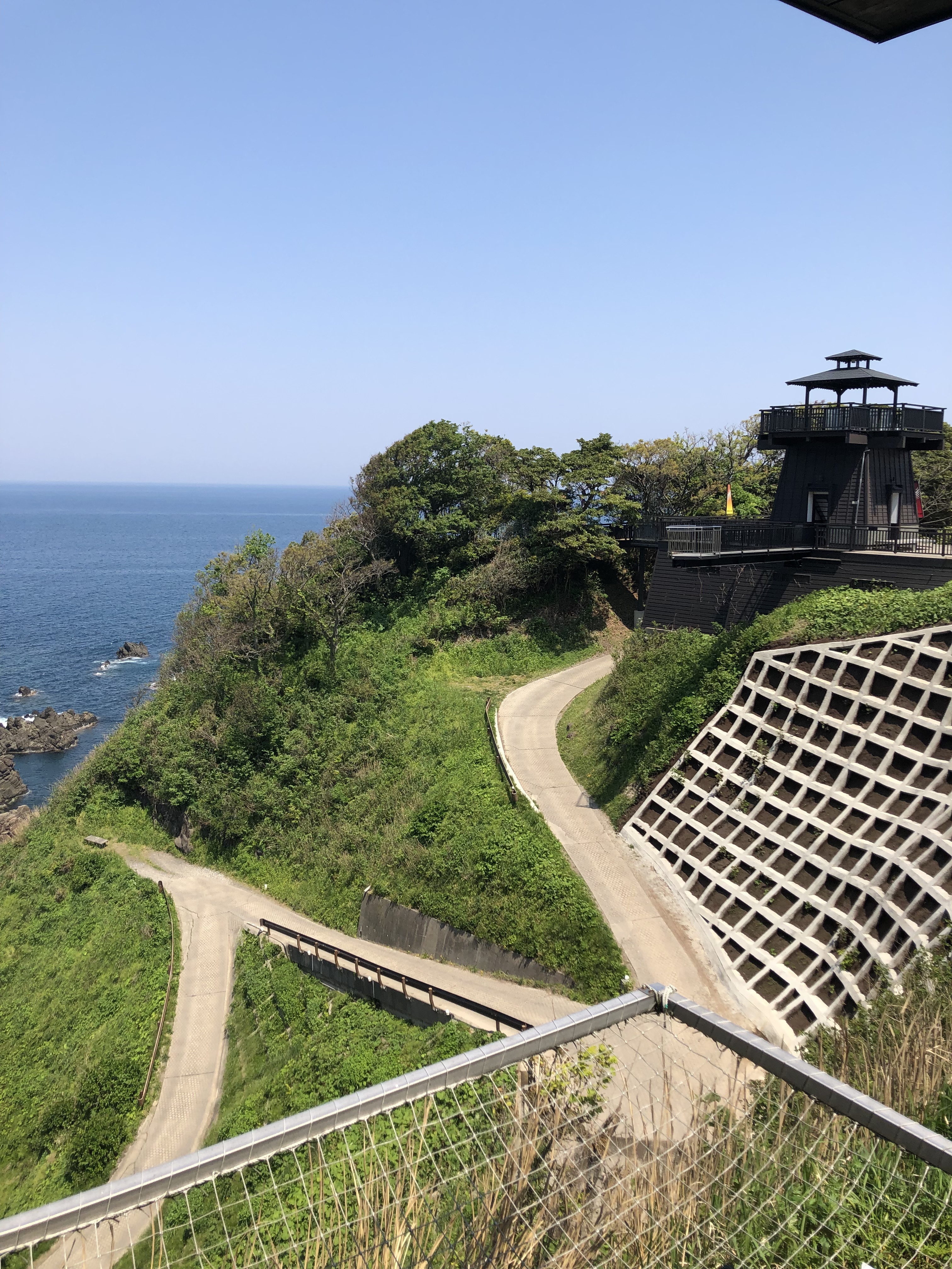 2019年5月10日に珠洲市「スカイバード」で撮影した景色
