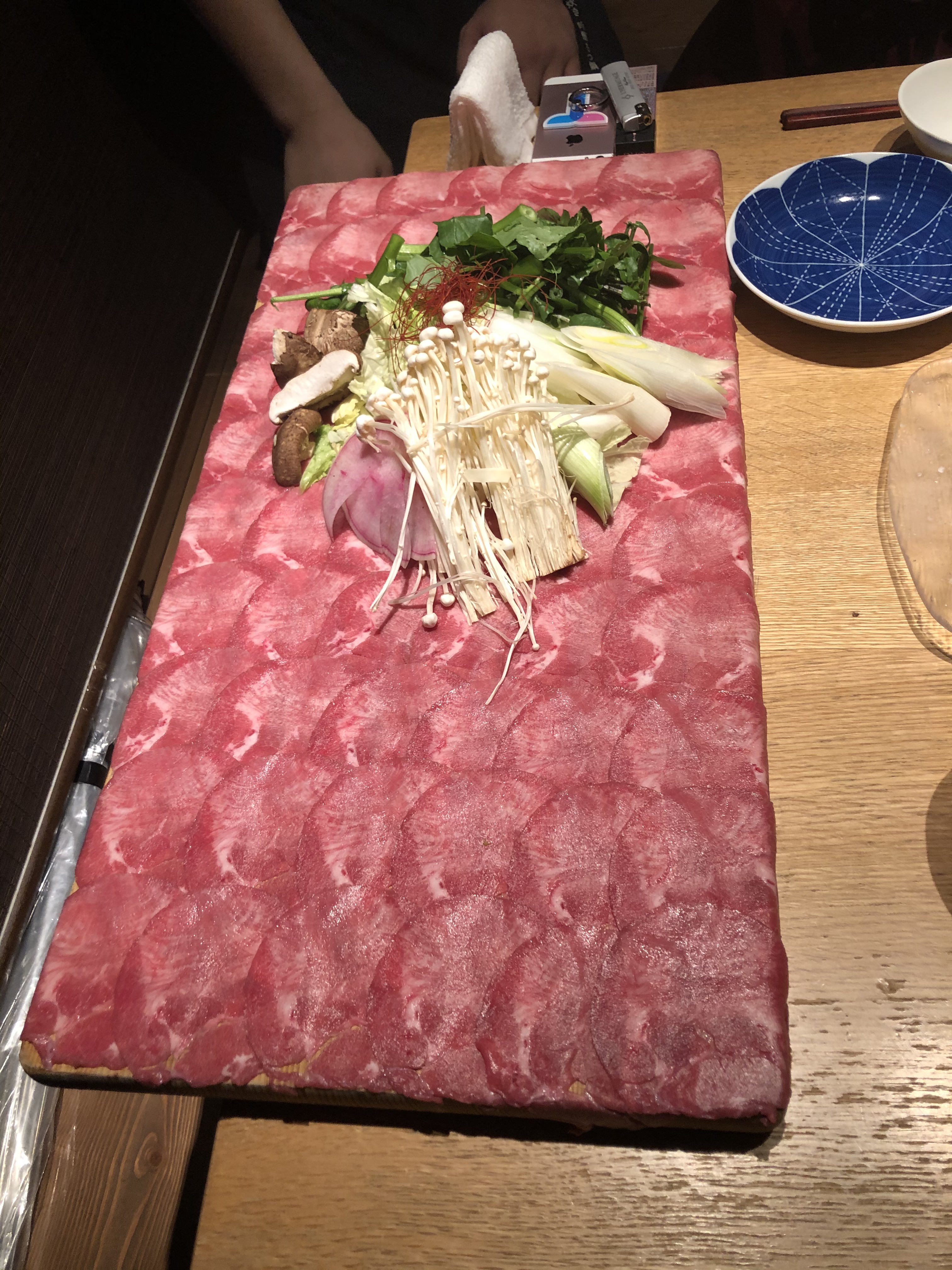 2019年12月26日に名古屋市「あぐー豚しゃぶ 居酒屋 はくりゅう 錦」で撮影した写真