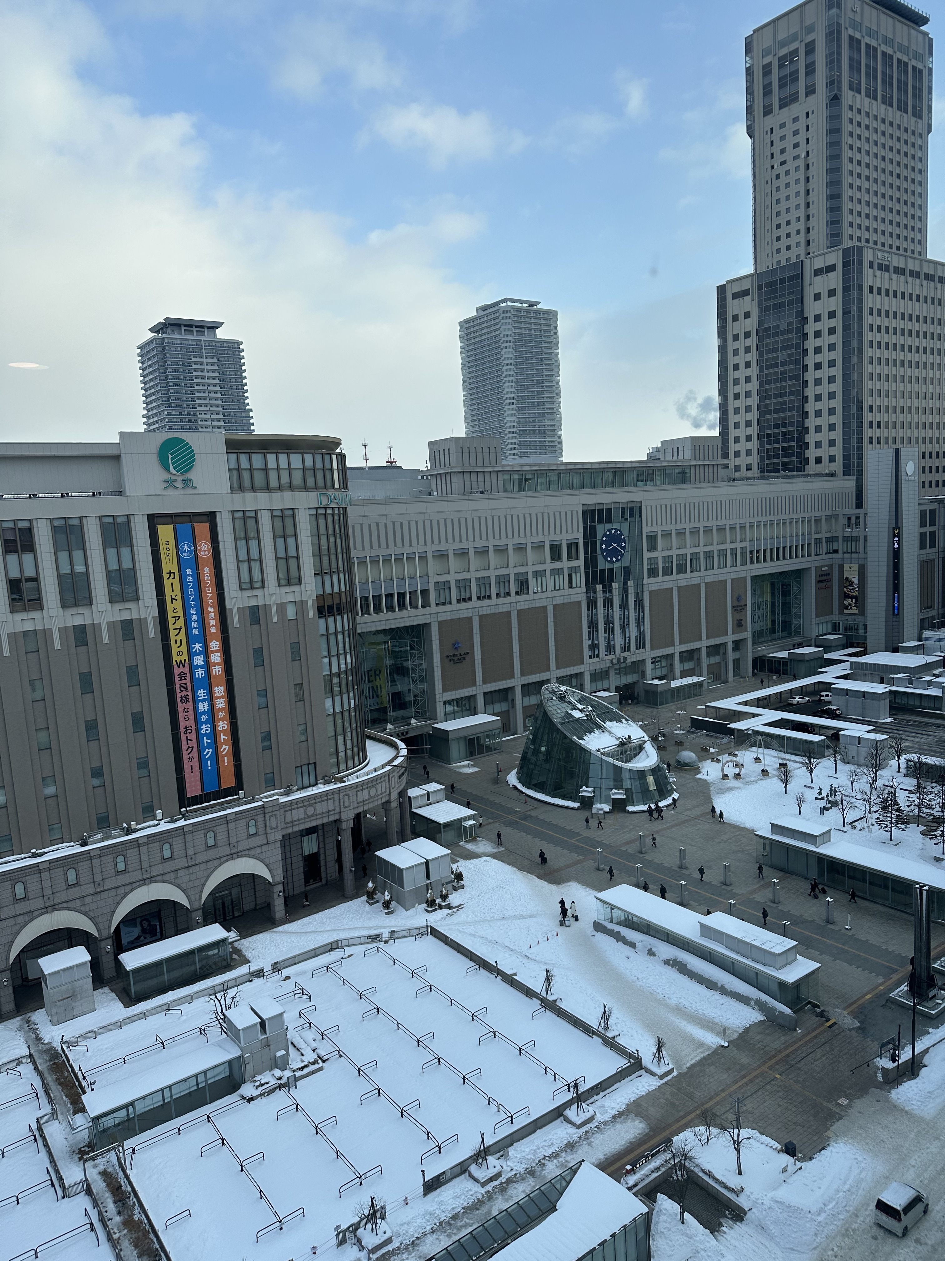 2026年1月16日に札幌市「ホテルグレイスリー札幌」で撮影した写真