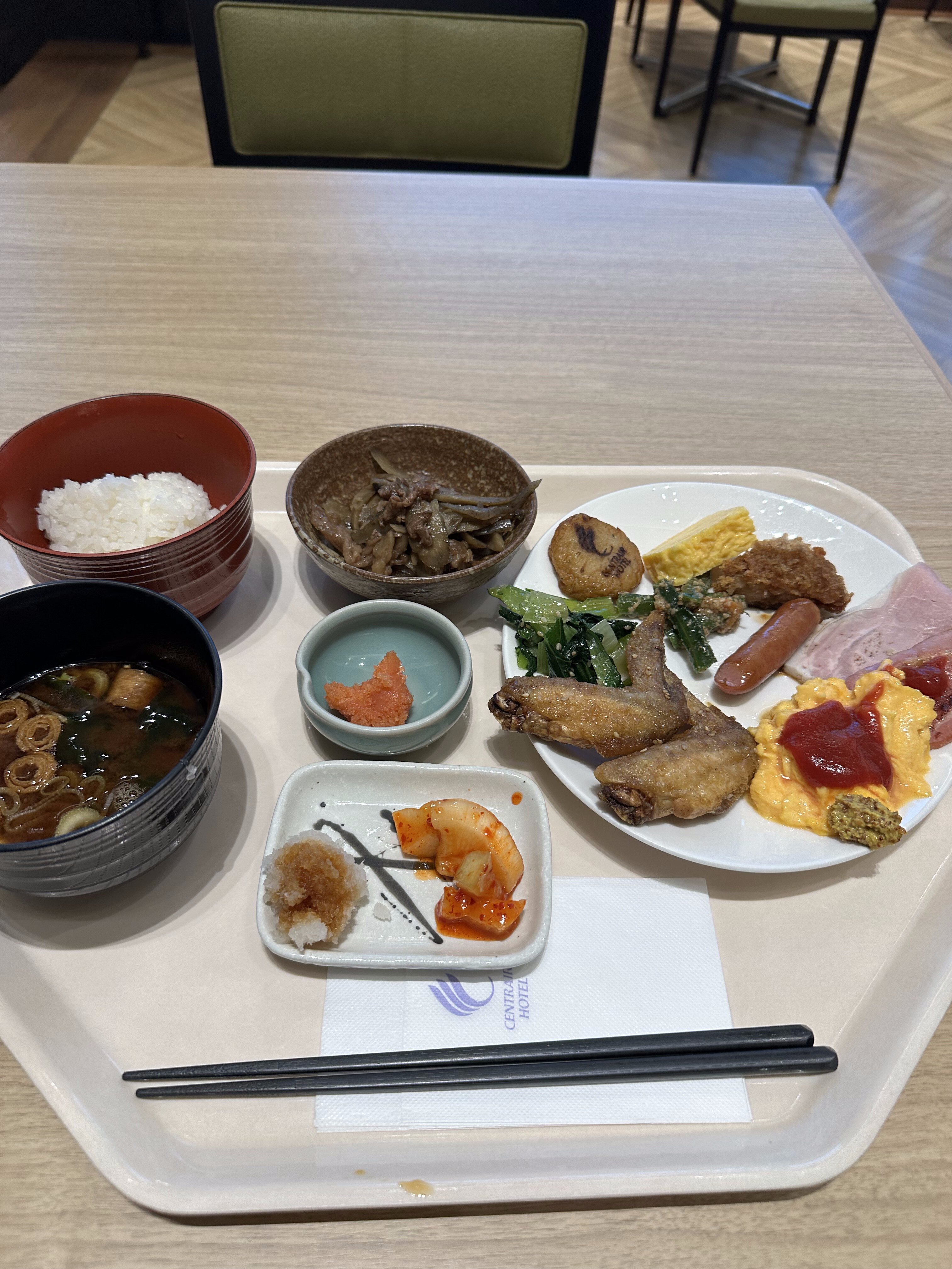 朝食バイキング