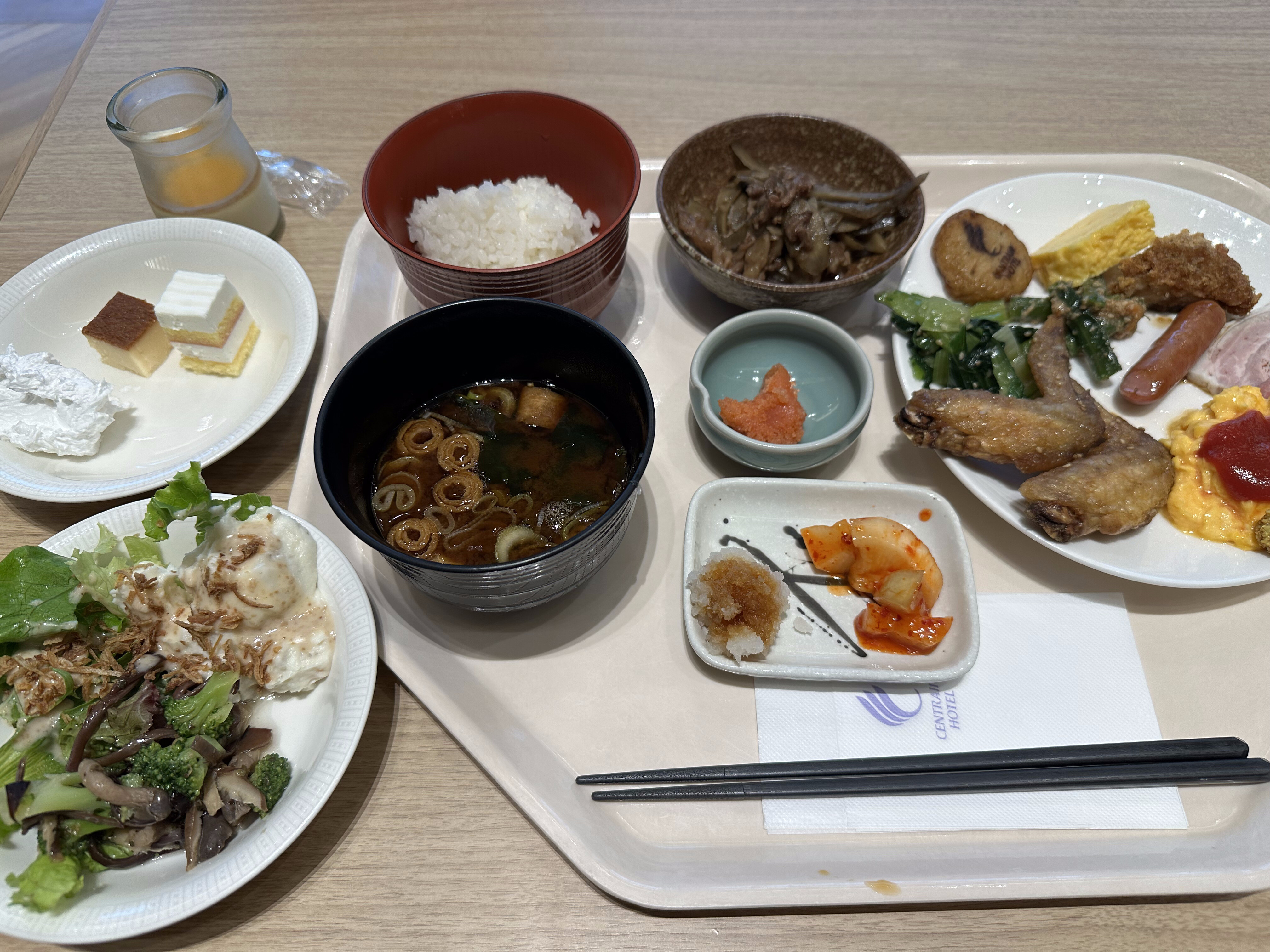 朝食バイキング