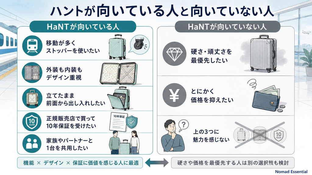 ハントが向いている人と向いていない人